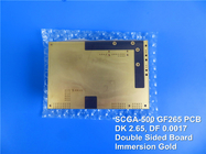 고주파 PCB는 유리 강화된 RF 회로 재료로 성이이 SCGA-500 GF265 PTFE를 토대로 했습니다
