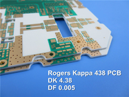 Kappa 438 RF PCB Rogers 60mil 1.524mm DK 4.38 무선 미터용 Immersion Gold 포함 인쇄 회로 기판