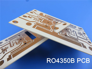 로저스 고주파 PCB는 무선 부스터를 위한 몰입 금으로 60 밀리리터 RO4350B와 6.6 밀리리터 RO4350B를 토대로 했습니다