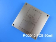 RF 애플리케이션을 위한 ENIG와 로저스 RO3010 PCB 세라믹 채움 PTFE 복합체