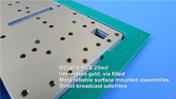로저스 RO3010 PCB 2층 1온스 구리 고주파 RF 기판