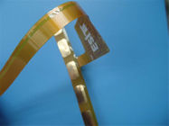 PCBs 0.15mm 두꺼운 Polyimide PCBs 황색 Coverlay 이중 면 가동 가능한 FPC PCB