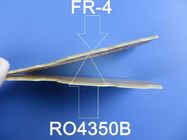 Rogers 10mil (침수 금을 가진 0.254mm)에 RO4350B 건설되는 두 배 편들어진 HF PCB
