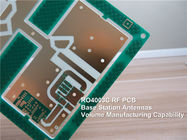 로저스 4003 12 밀리리터 0.305 밀리미터 고주파 PCB RO4003C 두배는 안테나를 위한 RF PCB를 측면을 댔습니다