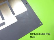 밀리미터파 적용성을 위한 RT / 듀로이드 5880 15 밀리리터 0.381 밀리미터 로저스 고주파 PCB