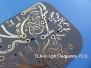 침수 금을 가진 Taconic TLX-6 고주파 인쇄 회로 기판 62mil 1.575mm TLX-6 RF PCB