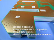 RO3035 전자 레인지 PCB 2-레이어 로저스 3035 20 밀리리터 0.508 밀리미터 회로판 DK3.5 DF 0.0015 고주파 PCB를 성교합니다