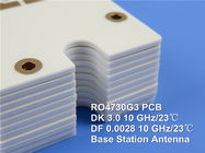 Rogers RO4730G3 고주파 PCB 2층 Rogers 4730 20mil 0.508mm 인쇄 회로 기판 DK3.0 DF 0.0028 마이크로파 PCB