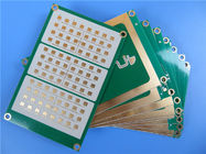 하이브리드 고주파 프린터 배선 기판 3-레이어 하이브리드 RF PCB는 계속 13.3 밀리리터 RO4350B와 31 밀리리터 RT에게 / 듀로이드 5880을 만들어주었습니다