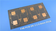 PTFE 고주파 인쇄 회로 기판 F4B 마이크로파 PCB