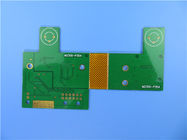 1.6mm FR4 및 0.2mm 폴리이미드를 기반으로 하는 4레이어 리지드 플렉스 PCB