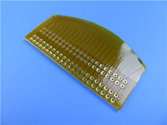 단층 접착성 유연 PCB, 도구 패널에 대한 몰입 금과 함께 폴리마이드에 구축