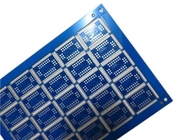 파란 땜납 가면을 가진 1.6mm FR-4에 건축되는 가장자리 Castellated PCB 절반 구멍 회로판