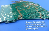 Rogers RO4535 침수 금, 은, 주석을 가진 고주파 인쇄 회로 기판 60mil 30mil 20mil RO4535 안테나 PCB