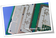 하이브리드 고주파 다층 인쇄 회로 기판 6-레이어 하이브리드 PCB는 12 밀리리터 0.305 밀리미터 RO4003C와 FR-4를 계속 만들었습니다