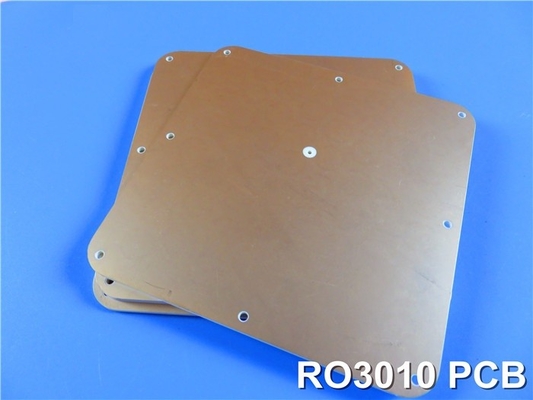 RO3010 PCB 4층 2.7mm 안 블라인드 비아스 접착 1 온스 (1.4 밀리) 외층 Cu 무게