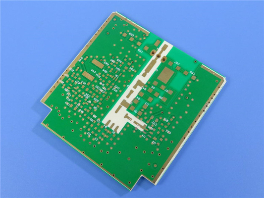 하이브리드 PCB 혼합 소재 회로판 다른 물질은 PCB RO4350B + FR4 + RT / 듀로이드 5880을 금과 결합했습니다
