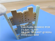 RO4003C LoPro PCB Rogers 12.7mil 고속 백플레인용 RTF(Reverse Treated Foil) 회로 기판.
