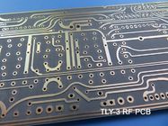 타코닉 고주파 PCB는 위성 / 셀룰러 통신을 위한 침지 금으로 TLY-3 30 밀리리터 0.762 밀리미터를 토대로 했습니다