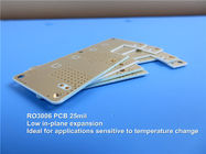RO3006 고주파 프린터 배선 기판 2-레이어 로저스 3006 10 밀리리터 PCB DK6.15 DF 0.002 전자 레인지 금 PCB를 성교합니다