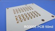 침지 금과 로저스 RO3006 RF 인쇄 회로 보드 2-레이어 로저스 3006 50 밀리리터 1.27 밀리미터 전자 레인지 PCB