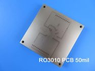 로저스 전자 레인지 PCB는 전력 증폭기와 안테나를 위한 침지 금으로 RO3010 50 밀리리터 1.270 밀리미터 DK10.2에 했습니다