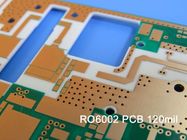 로저스 HF PCB는 전력 백플레인을 위한 침지 금으로 RT / 듀로이드 6002 120 밀리리터 3.048 밀리미터 DK2.94를 토대로 했습니다