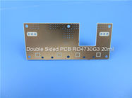 RO4730G3 고주파 PCB 2-레이어 로저스 4730 20 밀리리터 0.508 밀리미터 프린터 배선 기판 DK3.0 DF 0.0028 전자 레인지 PCB를 성교합니다