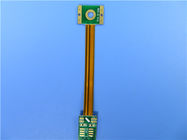 리지드 플럭스 PCB는 원격 측정 시스템을 위해 녹색 솔더 마스크와 침지 금으로 FR-4와 폴리이미드를 토대로 했습니다