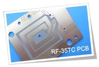 10mil (침수 금을 가진 0.254mm)에 RO4350B 건설되는 Rogers 두 배 편들어진 RF PCB