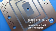 타코닉 고주파 PCB는 위성을 위한 침지 금으로 RF-35TC 60 밀리리터 1.524 밀리미터를 토대로 했습니다