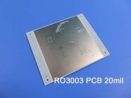RO3003 전자 레인지 PCB 2-레이어 로저스 3003 20 밀리리터 회로판 DK3.0 DF 0.001 고주파 PCB를 성교합니다