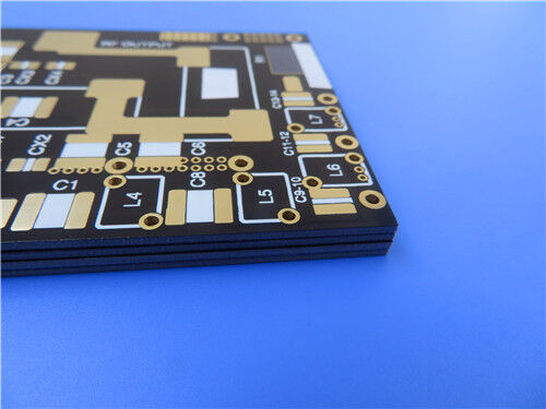 F4BTM300 세라믹으로 채워진 PTFE 라미네이트 및 20mil 기판 재료에 구축 된 사용자 지정 이중 계층 PCB