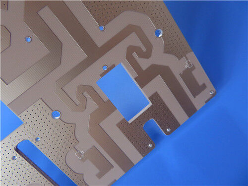 Rogers RO3010 DK 10.2 고주파 적층판 및 혼합 재료 4층 1.27mm + 0.076mm + 1.27mm RF 마이크로웨이브용 PCB