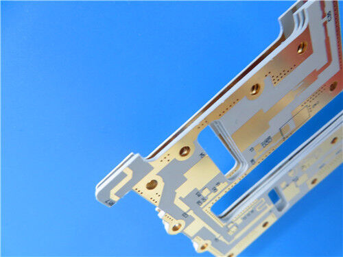 Rogers CLTE-MW 고주파 라미네이트, 0.102mm 코어 두께, 순금 도금 양면 CLTE-MW PCB, 5G 및 기타 밀리미터파 애플리케이션용