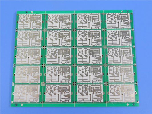 4 층 고주파 PCB는 무선 안테나 시스템을 위한 침지 금으로 10 밀리리터 RO4350B의 2 핵심을 토대로 했습니다