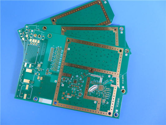하이브리드 PCB | 혼합 소재 4 층 PCB는 블라인드로 20 밀리리터 RO4350B + FR4를 계속 만들었습니다
