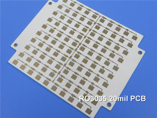 RO3035 전자 레인지 PCB 2-레이어 로저스 3035 20 밀리리터 0.508 밀리미터 회로판 DK3.5 DF 0.0015 고주파 PCB를 성교합니다